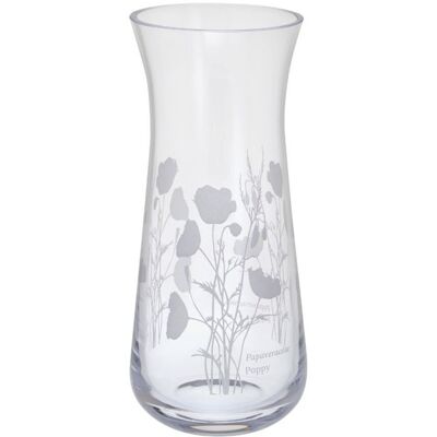 Dartington Crystal Poppy Vase - Small, Handmade, Clear Dartington Crystal Poppy Vase - Small, Handmade, Clear