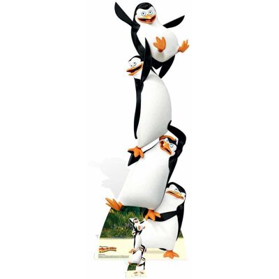 Star Cutouts SC969 Madagascar Penguins Party Decoration - Madagascar Penguins Star Cutouts SC969 Madagascar Penguins Party Decoration - Madagascar Penguins