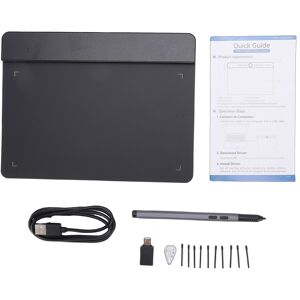 6x4 Inch Graphics Drawing Tablet With 16k Stylus Pen 10 Pen Nibs Otg Adapter Sg 6x4 Inch Graphics Drawing Tablet With 16k Stylus Pen 10 Pen Nibs Otg Adapter Sg