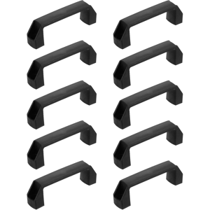 Does Not Apply 10 Pack Rectangular Plastic Pull Handle, 115mm/4.5 Inch Hole Center Cabinets Pul Does Not Apply 10 Pack Rectangular Plastic Pull Handle, 115mm/4.5 Inch Hole Center Cabinets Pul