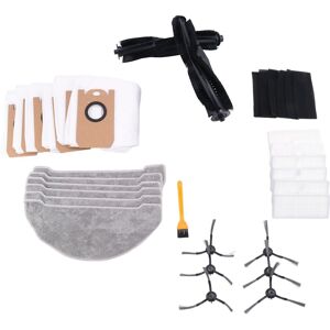 3x(Main Brush Dust Bags Mop Cloth Side Brush Hepa Parts For S9 Robot5864 3x(Main Brush Dust Bags Mop Cloth Side Brush Hepa Parts For S9 Robot5864