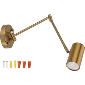 Swing Arm Wall Lamp Iron Adjustable Angle Led 3000k Warm Light Modern Wall Swing Arm Wall Lamp Iron Adjustable Angle Led 3000k Warm Light Modern Wall