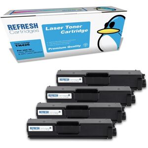 Refresh Cartridges Full Set Pack Tn426 Toner Compatible With Brother Printers Refresh Cartridges Full Set Pack Tn426 Toner Compatible With Brother Printers