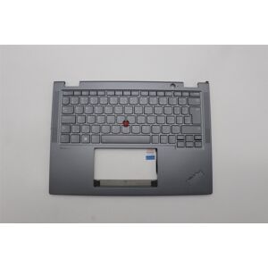 Lenovo Thinkpad X13 Gen 4 Keyboard Palmrest Top Cover Grey Backlit 5m11l64316 Lenovo Thinkpad X13 Gen 4 Keyboard Palmrest Top Cover Grey Backlit 5m11l64316