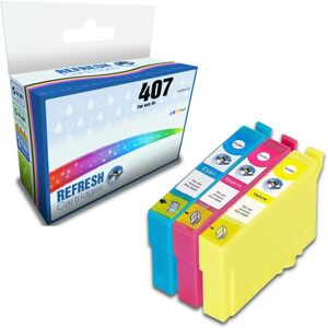Refresh Cartridges Value Pack 407 Ink Compatible With Epson Printers Refresh Cartridges Value Pack 407 Ink Compatible With Epson Printers