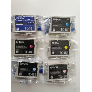 Epson T0487 Genuine Ink Cartridges T0481 T0482 T0483 T0484 T0485 T0486 Original! Epson T0487 Genuine Ink Cartridges T0481 T0482 T0483 T0484 T0485 T0486 Original!