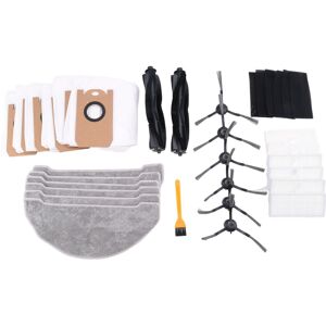 2x(Main Brush Dust Bags Mop Cloth Side Brush Hepa Parts For S9 Robot5165 2x(Main Brush Dust Bags Mop Cloth Side Brush Hepa Parts For S9 Robot5165