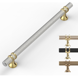 Does Not Apply 10 Pack Gold Brushed Satin Nickel Cabinet Pulls - 192mm Hole Center Kitchen Cupb Does Not Apply 10 Pack Gold Brushed Satin Nickel Cabinet Pulls - 192mm Hole Center Kitchen Cupb