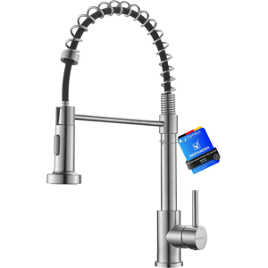 Does Not Apply Spring Kitchen Sink Taps Mixer With Pull Out Spray, 360° Swivel, 2 Spray Modes H Does Not Apply Spring Kitchen Sink Taps Mixer With Pull Out Spray, 360° Swivel, 2 Spray Modes H