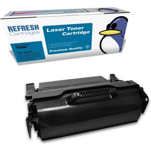 Refresh Cartridges Black 0t650a21e Toner Compatible With Lexmark Printers Refresh Cartridges Black 0t650a21e Toner Compatible With Lexmark Printers