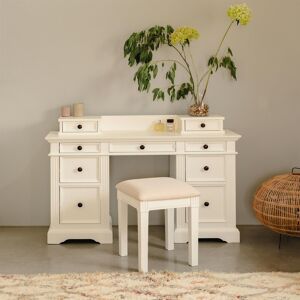 Statement Furniture Gainsborough Dressing Table With Extension Drawers. Cream, 9 Drawers, Quality Statement Furniture Gainsborough Dressing Table With Extension Drawers. Cream, 9 Drawers, Quality