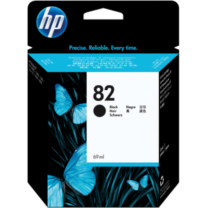 Genuine Hp 82 Black Ink Cartridge Ch565a - Vat Inc Genuine Hp 82 Black Ink Cartridge Ch565a - Vat Inc