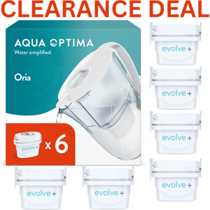 Clearance Deal! Aqua Optima Oria Jug & 6 Months Of Filters White New,Boxed Clearance Deal! Aqua Optima Oria Jug & 6 Months Of Filters White New,Boxed
