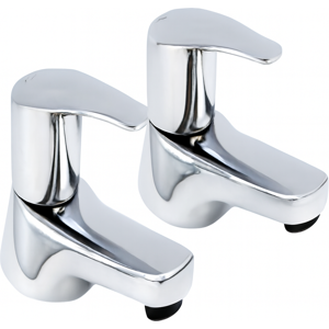 Evg Lujo Bath Tap Pair Chrome – Lever Handle Set Evg Lujo Bath Tap Pair Chrome – Lever Handle Set