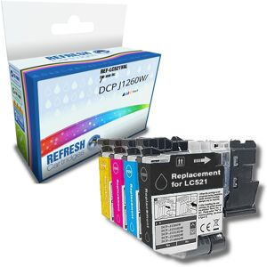 Refresh Cartridges Value Pack Lc-521val Ink Compatible With Brother Printers Refresh Cartridges Value Pack Lc-521val Ink Compatible With Brother Printers
