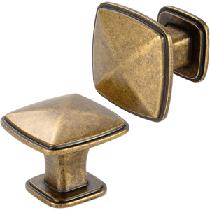 Does Not Apply Antique Brass Kitchen Cabinet Knobs Vintage Brass Drawer Knobs, 10 Pack 1-1/4 In Does Not Apply Antique Brass Kitchen Cabinet Knobs Vintage Brass Drawer Knobs, 10 Pack 1-1/4 In