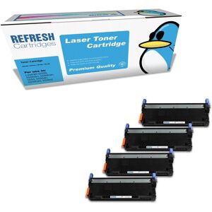 Refresh Cartridges Full Set Value Pack 4x 645a Toner Compatible With Hp Printers Refresh Cartridges Full Set Value Pack 4x 645a Toner Compatible With Hp Printers