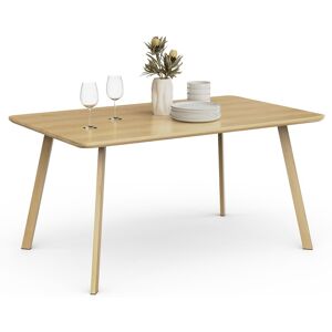 6 Seater Dining Table, Light Wood Effect Kitchen Table, Spinningfield 6 Seater Dining Table, Light Wood Effect Kitchen Table, Spinningfield