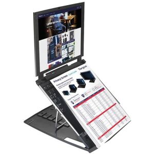 Targus Ergo M-Pro Mobile Laptop Stand, Foldable, Collapsible, Inc Document Tray Targus Ergo M-Pro Mobile Laptop Stand, Foldable, Collapsible, Inc Document Tray