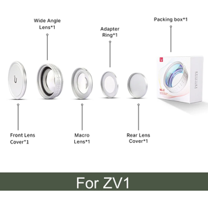 Does Not Apply For Ulanzi Wl-1 For Zv1 10x Hd Macro Lens 18mm Wide Angle Lens Camera Lens For S Does Not Apply For Ulanzi Wl-1 For Zv1 10x Hd Macro Lens 18mm Wide Angle Lens Camera Lens For S