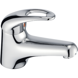 Evg Izzi Mini Mono Basin Mixer Chrome - Compact Modern Tap With Lever Evg Izzi Mini Mono Basin Mixer Chrome - Compact Modern Tap With Lever