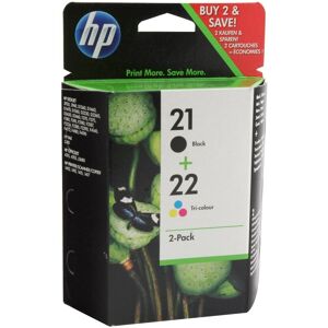 21 & Hp 22 Black & Colour Pack. Original Hp No. 21 + Hp No.22 Ink Cartridges 21 & Hp 22 Black & Colour Pack. Original Hp No. 21 + Hp No.22 Ink Cartridges