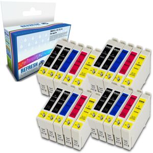 Refresh Cartridges Saver Pack 20x T0711-T0714 Ink Compatible With Epson Printers Refresh Cartridges Saver Pack 20x T0711-T0714 Ink Compatible With Epson Printers
