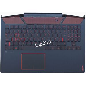 New Lenovo Legion Y720-15ikb Palmrest Upper Case Cover Uk Red Backlit Keyboard New Lenovo Legion Y720-15ikb Palmrest Upper Case Cover Uk Red Backlit Keyboard