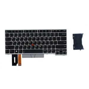 Lenovo Thinkpad T480s L390 S L380 S E480 Keyboard Indian Silver Backlit 01yn375 Lenovo Thinkpad T480s L390 S L380 S E480 Keyboard Indian Silver Backlit 01yn375