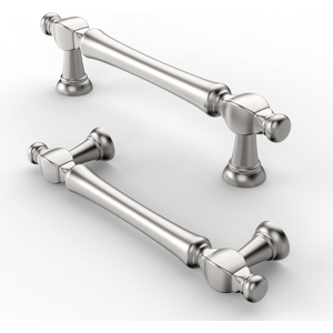 Does Not Apply Pack Of 10 Vintage Cabinet Handles, 96mm (3.8 Inch) Hole Center Brushed Nickel P Does Not Apply Pack Of 10 Vintage Cabinet Handles, 96mm (3.8 Inch) Hole Center Brushed Nickel P