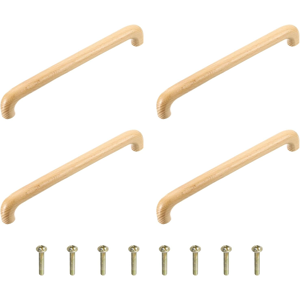 Does Not Apply 4pcs Wood Drawer Pulls Handles, 192mm/7.56\" Hole Spacing Wood Cabinets Drawer Kn Does Not Apply 4pcs Wood Drawer Pulls Handles, 192mm/7.56\" Hole Spacing Wood Cabinets Drawer Kn