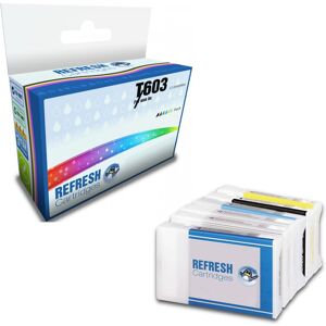 Refresh Cartridges 6 Pack Set T603 7880/9880 Ink Compatible With Epson Printers Refresh Cartridges 6 Pack Set T603 7880/9880 Ink Compatible With Epson Printers