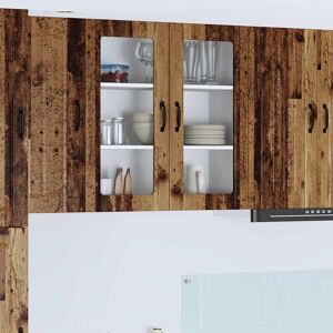 Kitchen Wall Cabinet Old Wood 80 X 31 X 80 Cm Engineered Wood Vidaxl Kitchen Wall Cabinet Old Wood 80 X 31 X 80 Cm Engineered Wood Vidaxl