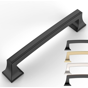 Does Not Apply 10 Pack Matte Black Kitchen Cupboard Handles 128mm Hole Center - Luxury Style, Z Does Not Apply 10 Pack Matte Black Kitchen Cupboard Handles 128mm Hole Center - Luxury Style, Z