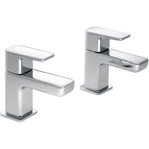 Evg Loch Bath Tap Pair Chrome – Square Lever Handles Evg Loch Bath Tap Pair Chrome – Square Lever Handles