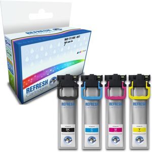 Refresh Cartridges Full Set Pack T11d1/2/3/4 Ink Compatible With Epson Printers Refresh Cartridges Full Set Pack T11d1/2/3/4 Ink Compatible With Epson Printers