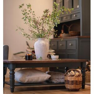 Statement Furniture Queensbury Wooden Coffee Table With Oak Top And Shelf In Bottle Green Assembled Statement Furniture Queensbury Wooden Coffee Table With Oak Top And Shelf In Bottle Green Assembled