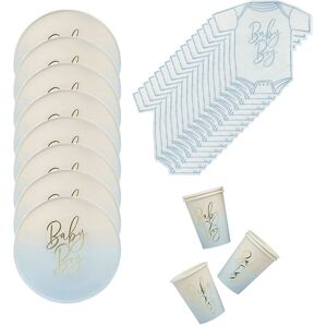 Luck And Luck Baby Shower Sprinkle Party Pack Boy Plates Napkins Cups Tableware For 8 People Luck And Luck Baby Shower Sprinkle Party Pack Boy Plates Napkins Cups Tableware For 8 People