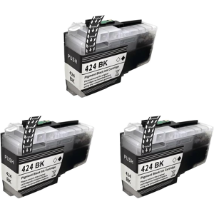Does Not Apply 3x Lc424 Black 29ml High Capacity Xl Compatible Ink Cartridges For Brother Dcp-J Does Not Apply 3x Lc424 Black 29ml High Capacity Xl Compatible Ink Cartridges For Brother Dcp-J