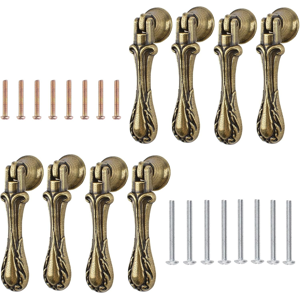 Does Not Apply Vintage Pendant Pulls, 8pcs Carved Teardrop-Shaped Zinc Alloy Knobs Green Bronze Does Not Apply Vintage Pendant Pulls, 8pcs Carved Teardrop-Shaped Zinc Alloy Knobs Green Bronze