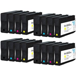 Go Inks 16 Printer Ink Cartridges (Set) To Replace Hp 932 & 933 Xl Non-Oem / Compatible Go Inks 16 Printer Ink Cartridges (Set) To Replace Hp 932 & 933 Xl Non-Oem / Compatible