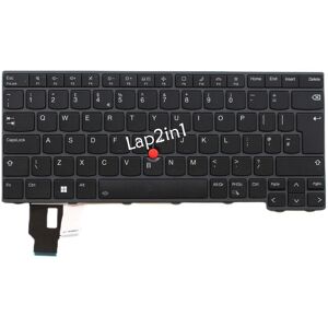 New Lenovo Thinkpad T14 Gen 3 / T14 Gen 4 Uk Black Backlight Keyboard 5n21d68100 New Lenovo Thinkpad T14 Gen 3 / T14 Gen 4 Uk Black Backlight Keyboard 5n21d68100