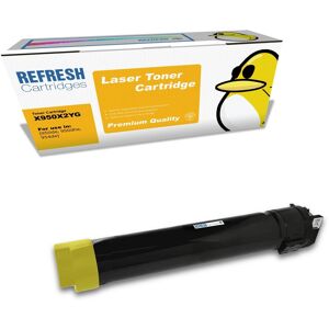 Refresh Cartridges Yellow X950x2yg Toner Compatible With Lexmark Printers Refresh Cartridges Yellow X950x2yg Toner Compatible With Lexmark Printers