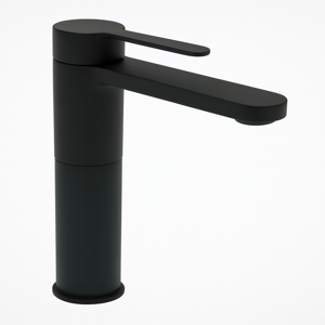 Evg Strata Tall Mono Basin Mixer Black Evg Strata Tall Mono Basin Mixer Black
