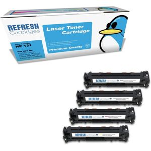 Refresh Cartridges Full Set Value Pack #131 Toner Compatible With Hp Printers Refresh Cartridges Full Set Value Pack #131 Toner Compatible With Hp Printers