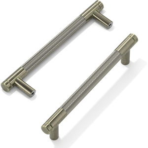 Does Not Apply 10 Pack Shiny Antique Brass Knurled Cabinet Handles, 128mm(5 Inch) Hole Center, Does Not Apply 10 Pack Shiny Antique Brass Knurled Cabinet Handles, 128mm(5 Inch) Hole Center,