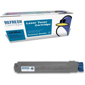 Refresh Cartridges Black 44036028 Toner Compatible With Oki Printers Refresh Cartridges Black 44036028 Toner Compatible With Oki Printers
