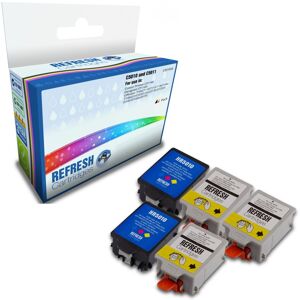 Refresh Cartridges Value Pack 5x #14 C5011/c5010 Ink Compatible With Hp Printers Refresh Cartridges Value Pack 5x #14 C5011/c5010 Ink Compatible With Hp Printers