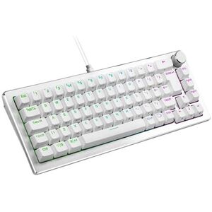 Cooler Master Ck720 65% Hot-Swappable Mechanical White/silver Gaming Keyboard Cooler Master Ck720 65% Hot-Swappable Mechanical White/silver Gaming Keyboard