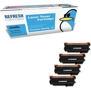 Refresh Cartridges Full Set Pack 507x/507a Toner Compatible With Hp Printers Refresh Cartridges Full Set Pack 507x/507a Toner Compatible With Hp Printers